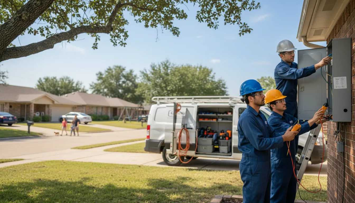 Certified electrician providing emergency electrical services in New Salisbury, IN